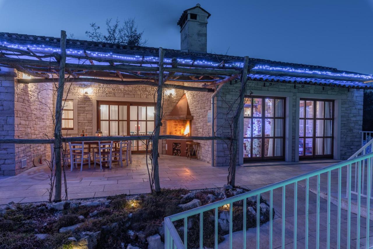 Family Villa Lipica With Private Pool And Jacuzzi 帕津 外观 照片