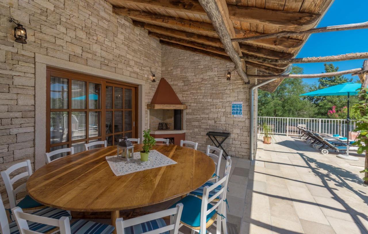 Family Villa Lipica With Private Pool And Jacuzzi 帕津 外观 照片