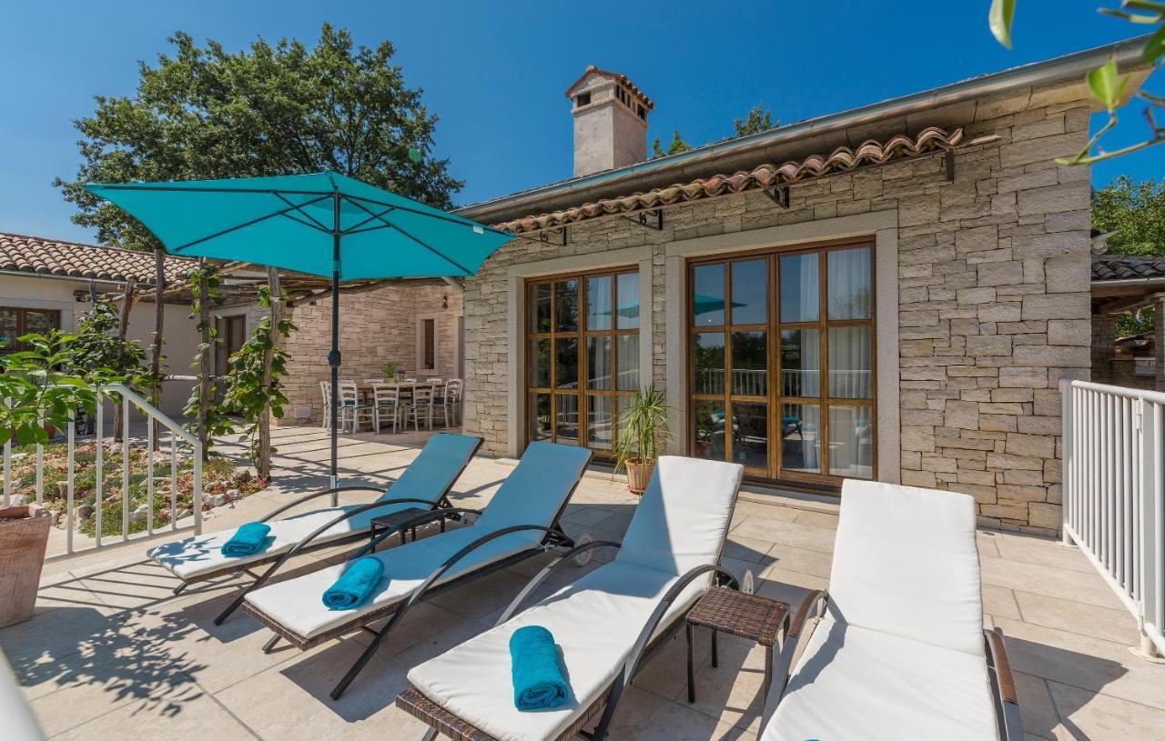 Family Villa Lipica With Private Pool And Jacuzzi 帕津 外观 照片